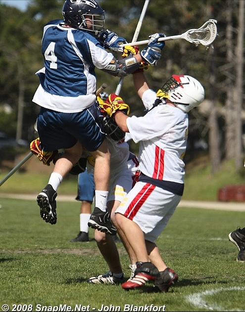 Aptos player on the attack at Pacific Grove