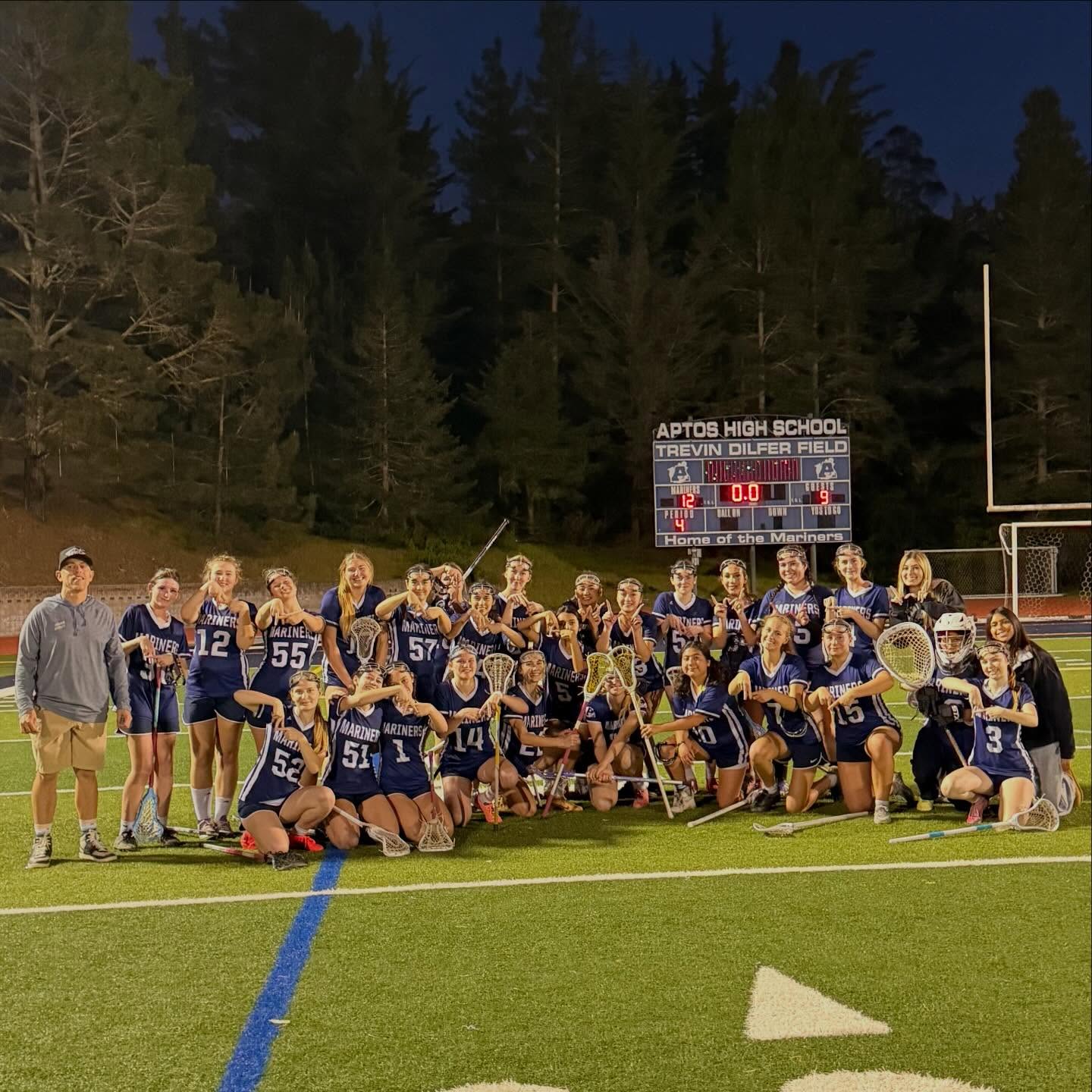 Girls Battle Past Monterey 12-9