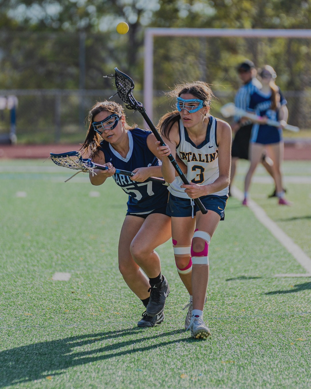 Girls Lacrosse Action
