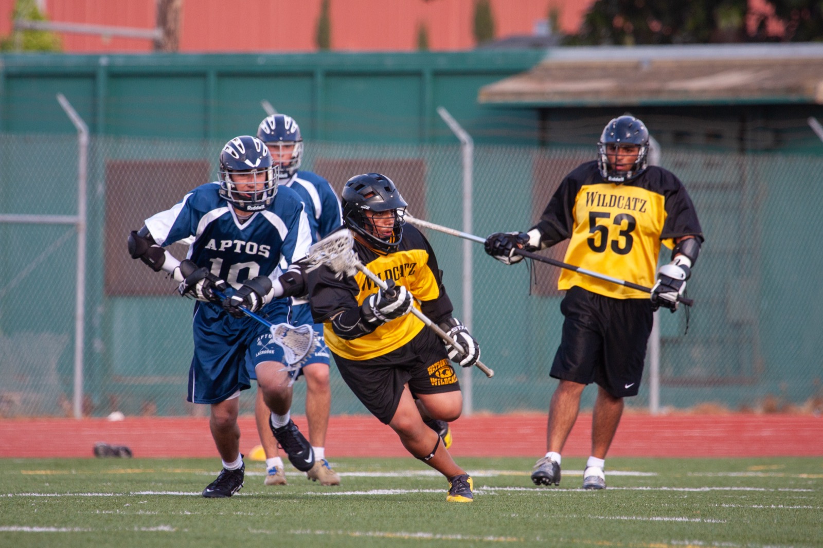 Aptos attackman dodges at Watsonville
