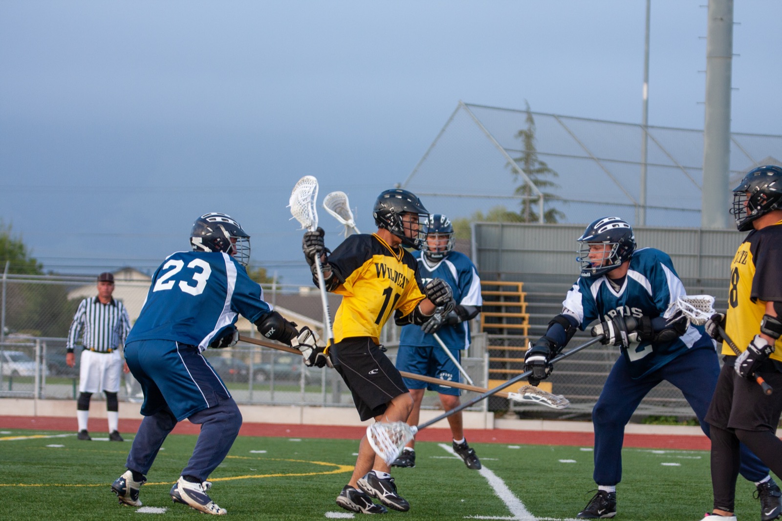 Aptos player winds up for a shot