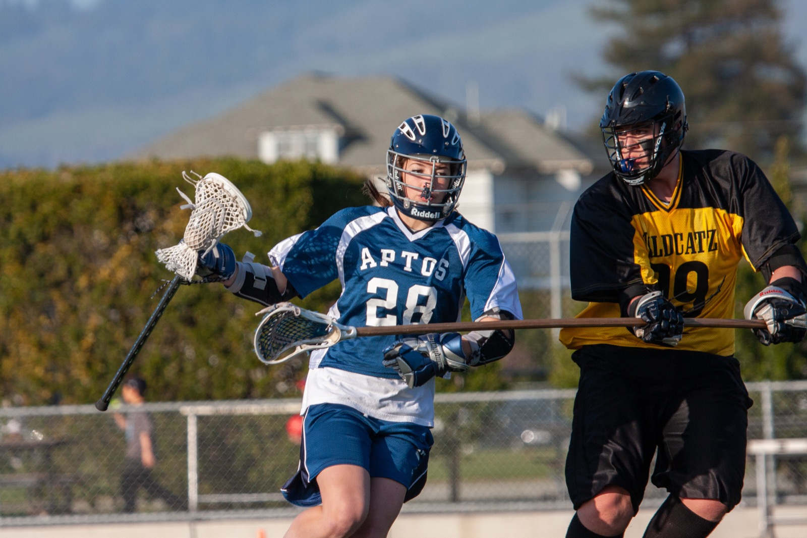 Aptos vs Watsonville game action