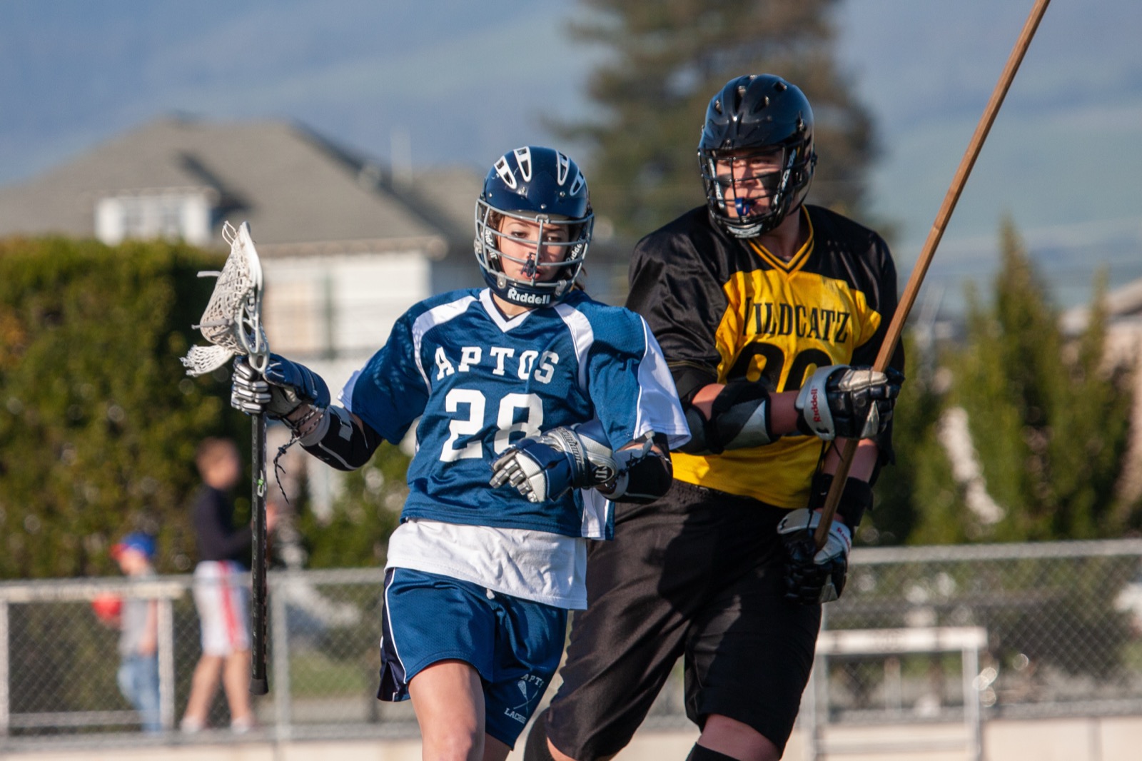 Aptos vs Watsonville game action