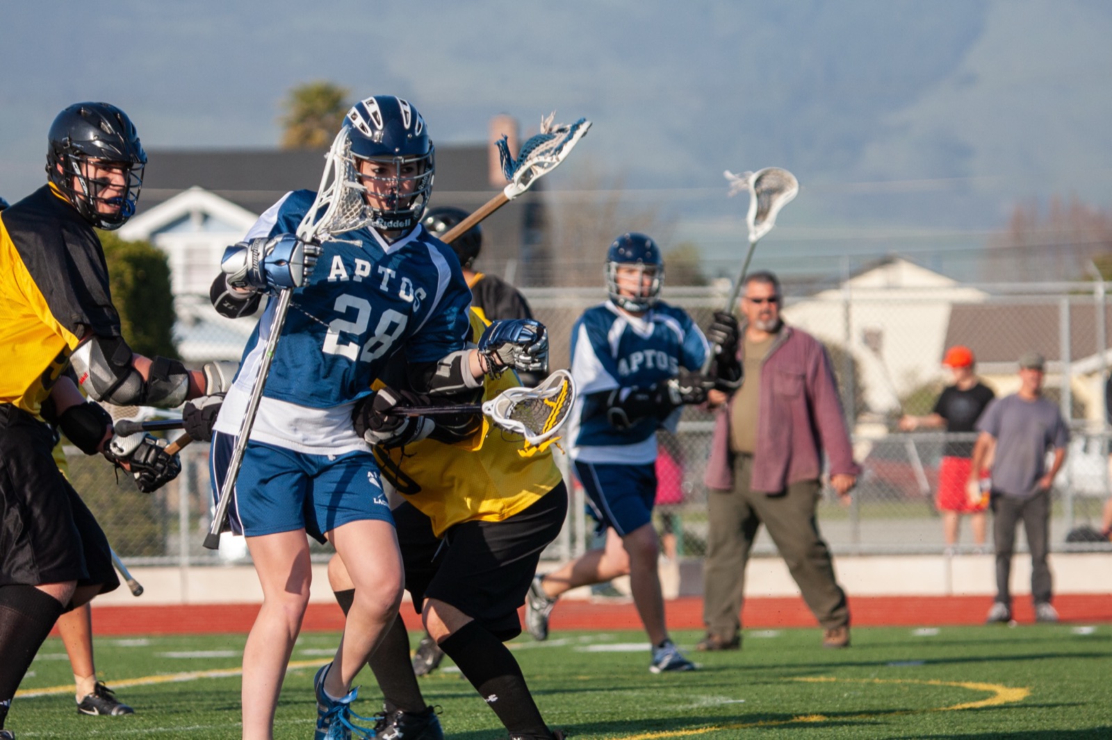 Aptos vs Watsonville game action
