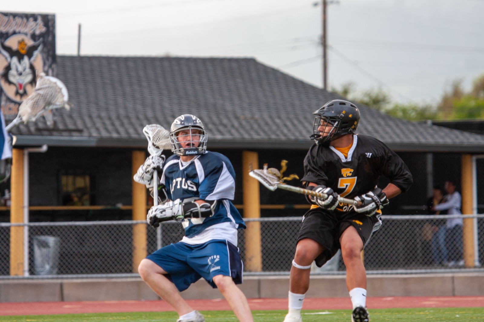 Aptos vs Watsonville game action on the road