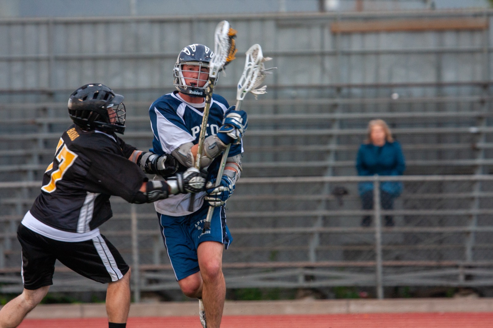Aptos vs Watsonville game action on the road