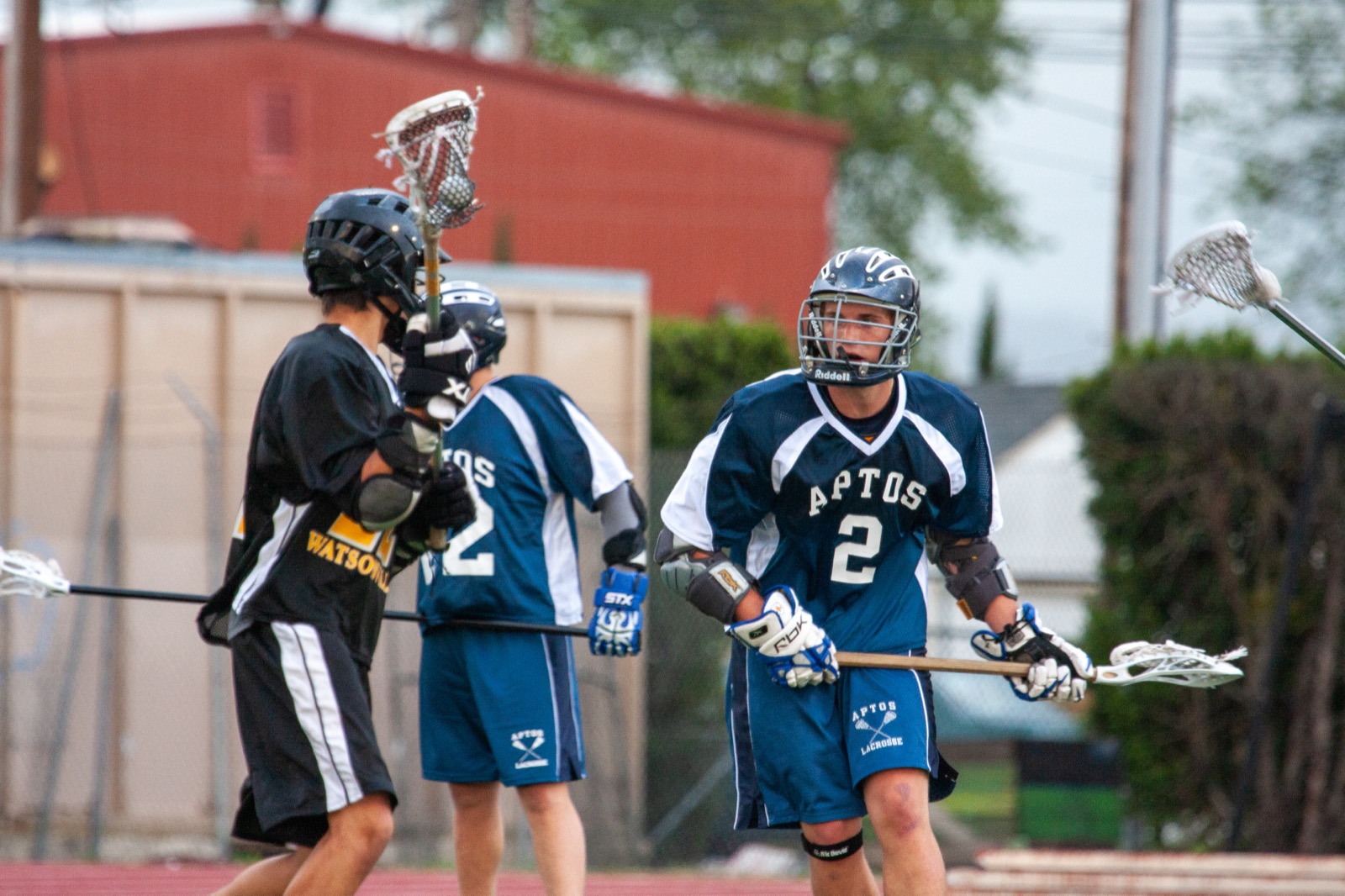 Aptos vs Watsonville game action on the road