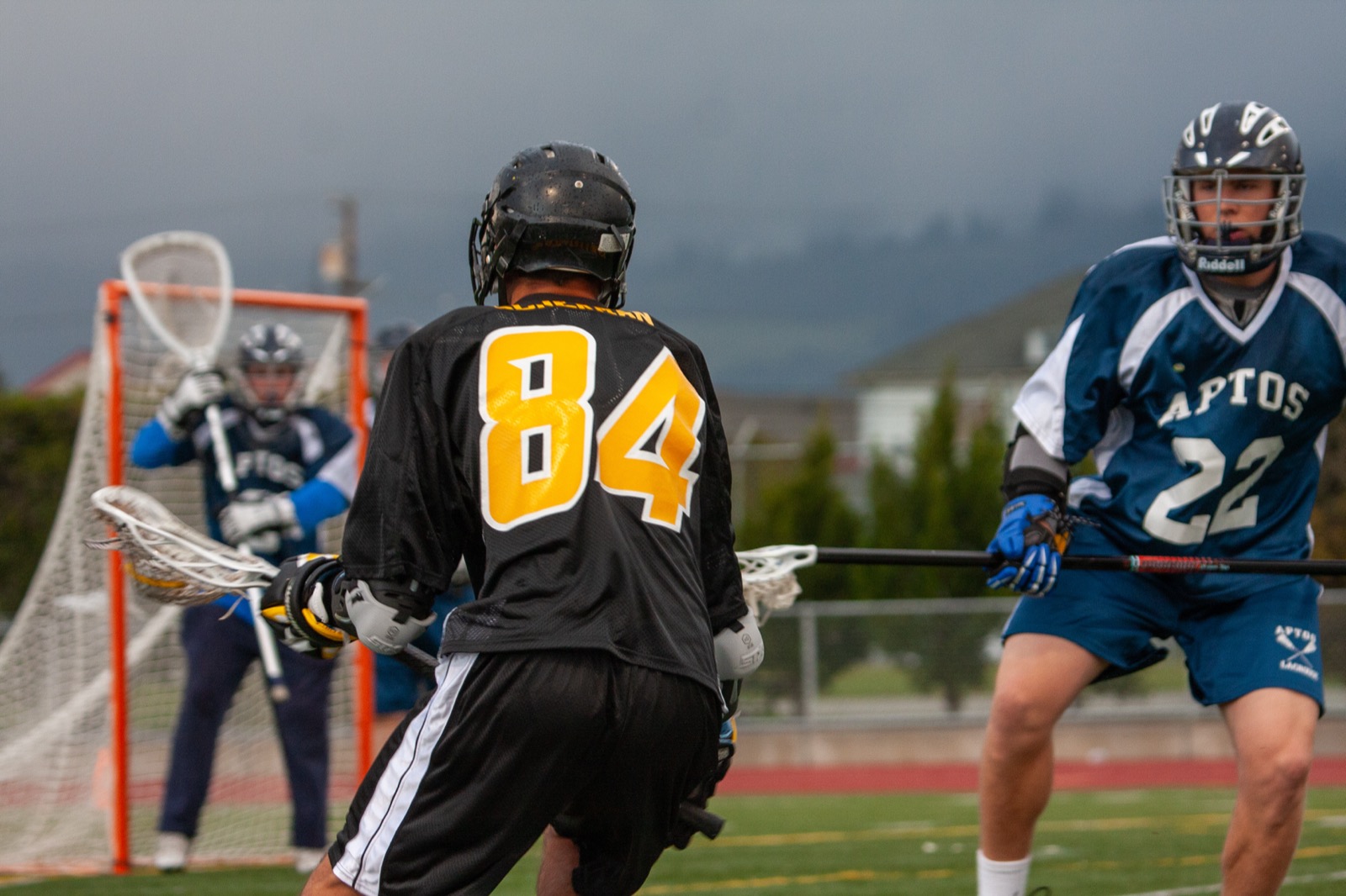 Aptos vs Watsonville game action on the road