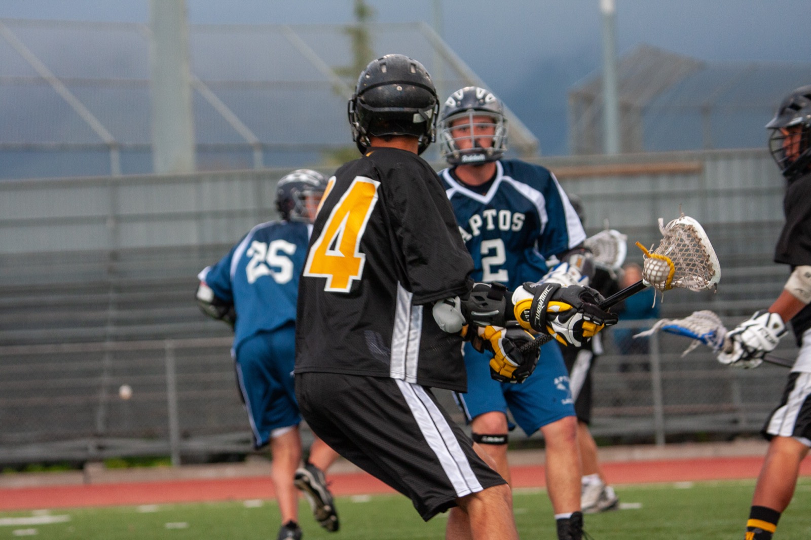 Aptos vs Watsonville game action on the road