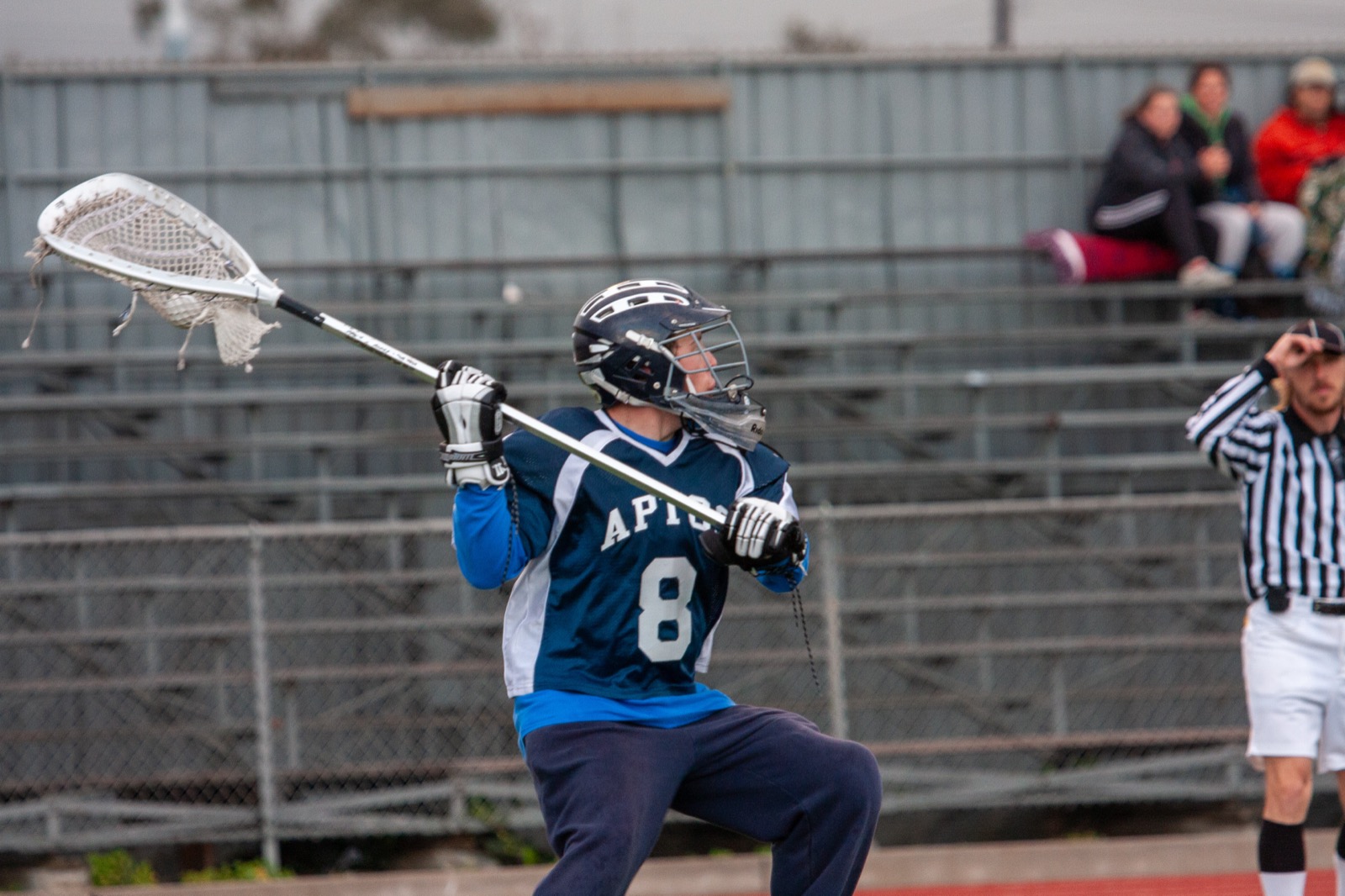 Aptos vs Watsonville game action on the road
