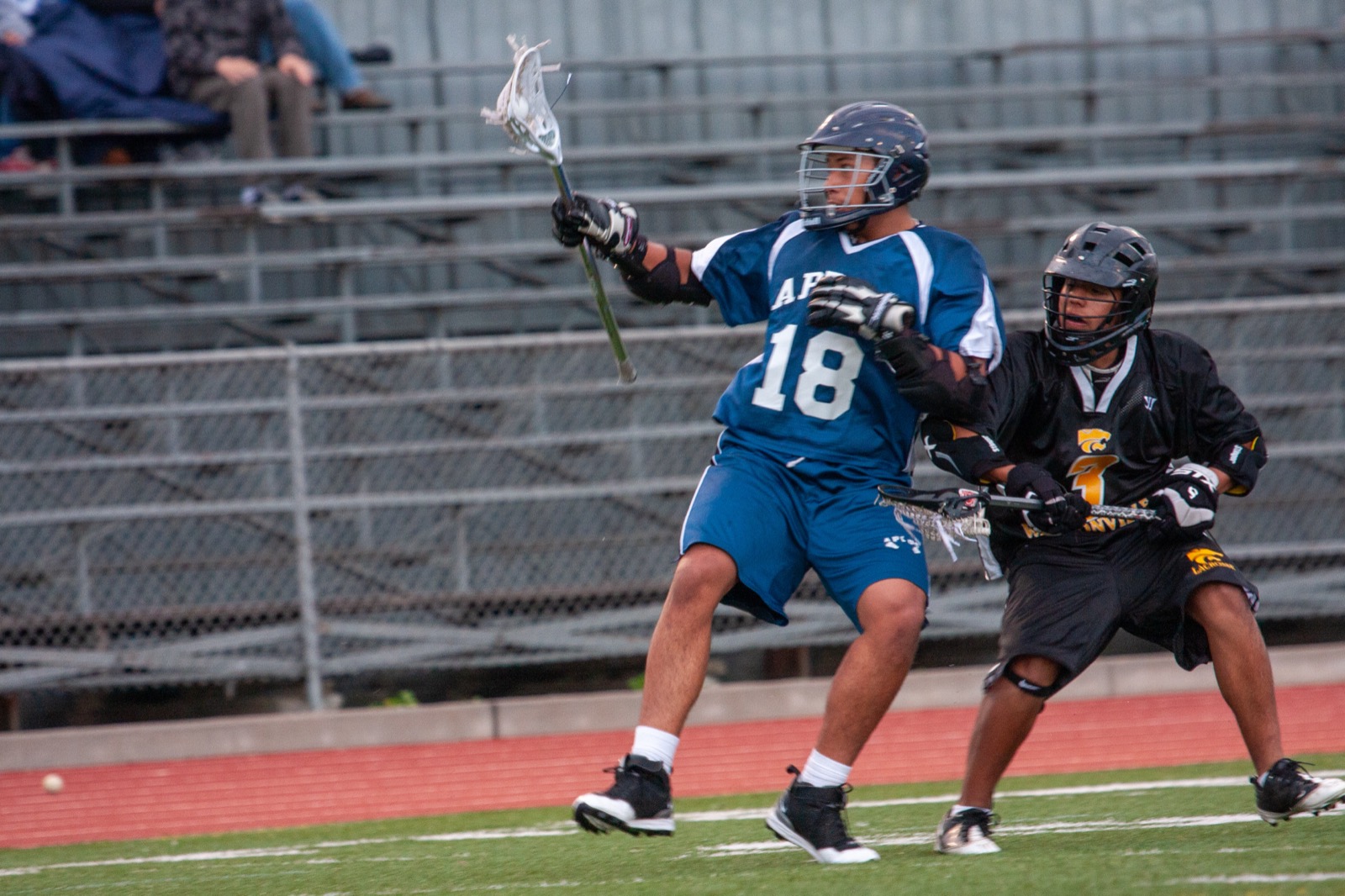 Aptos vs Watsonville game action on the road