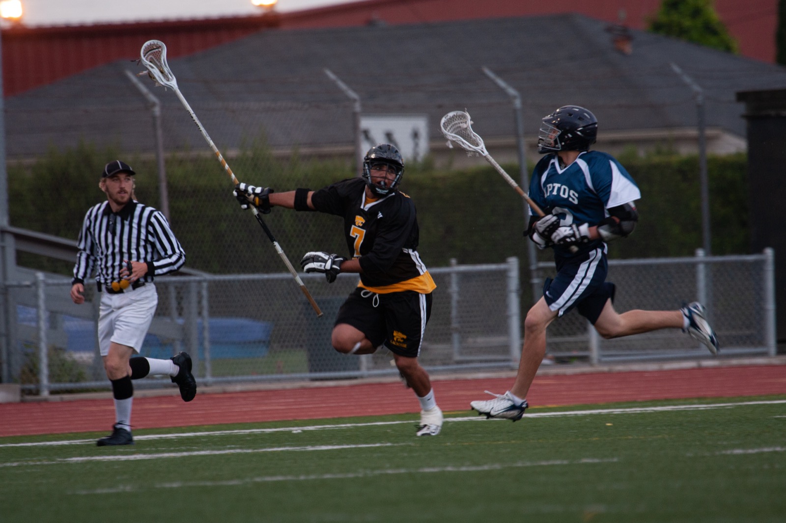 Aptos vs Watsonville game action on the road