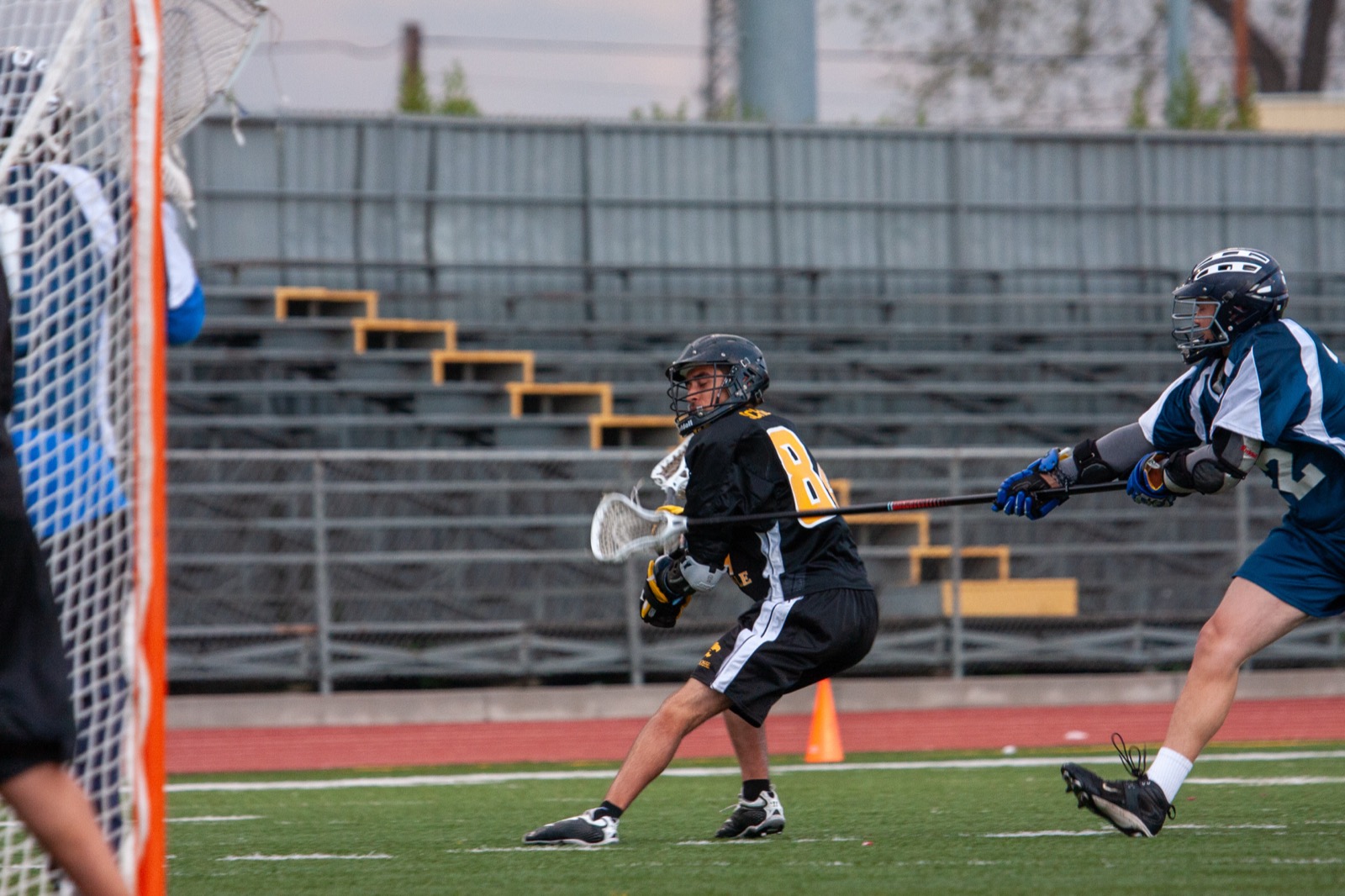 Aptos vs Watsonville game action on the road