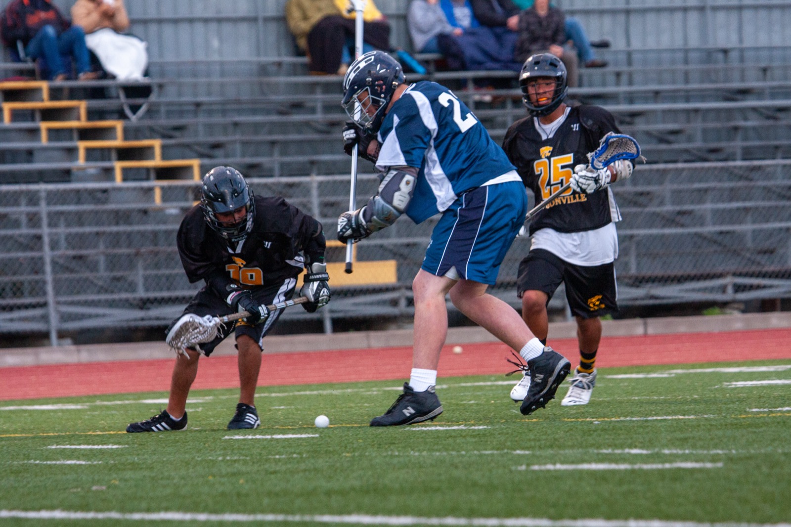 Aptos vs Watsonville game action on the road