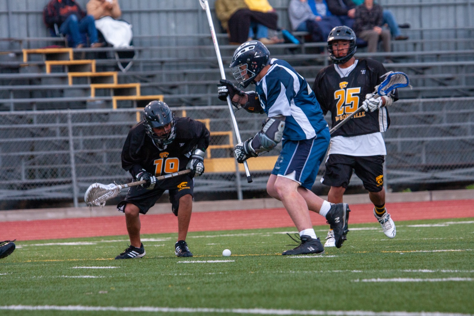 Aptos vs Watsonville game action on the road