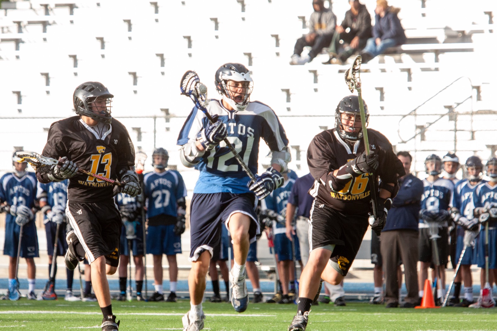 Aptos vs Watsonville game action
