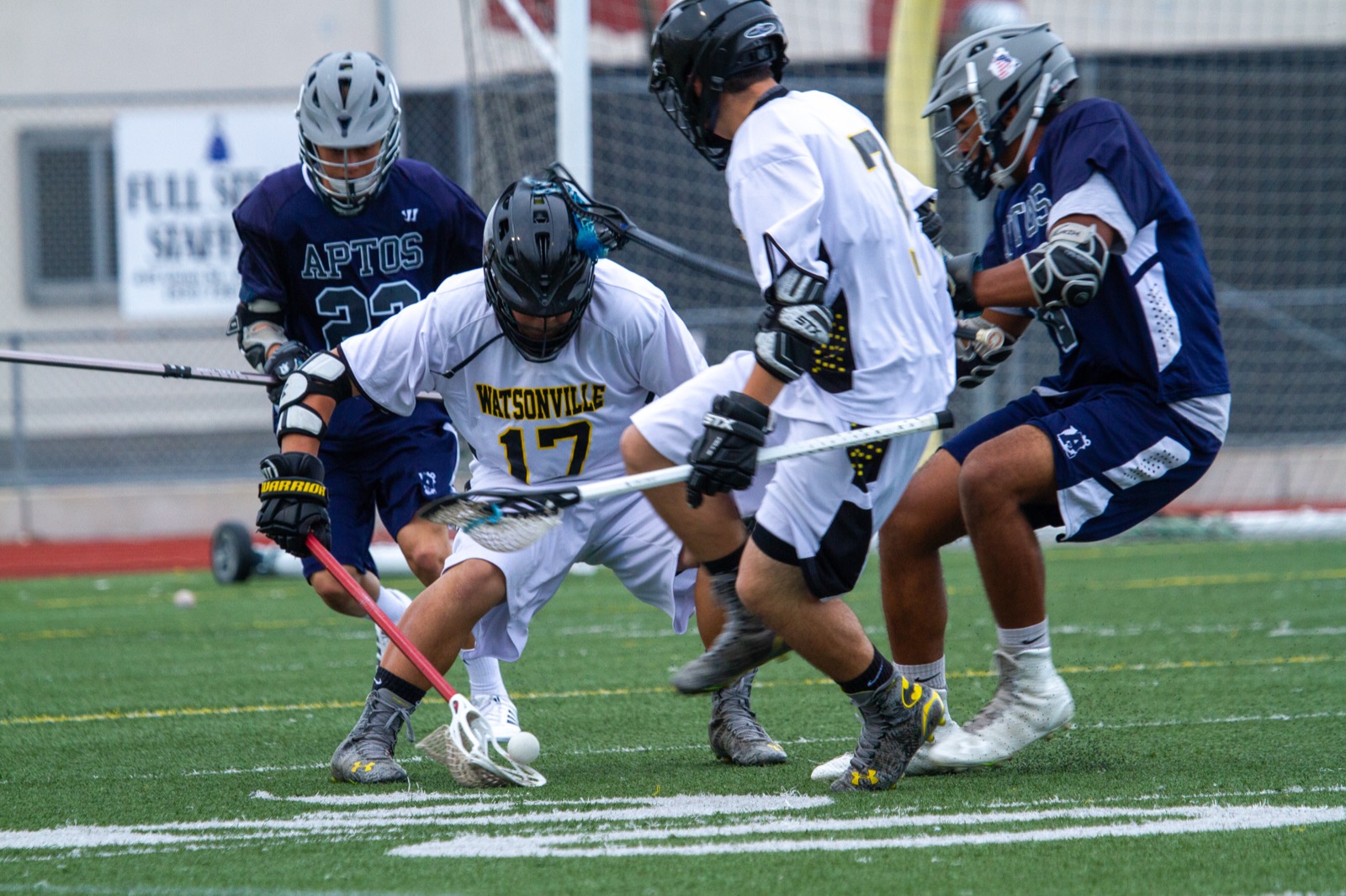 Aptos vs Watsonville game action