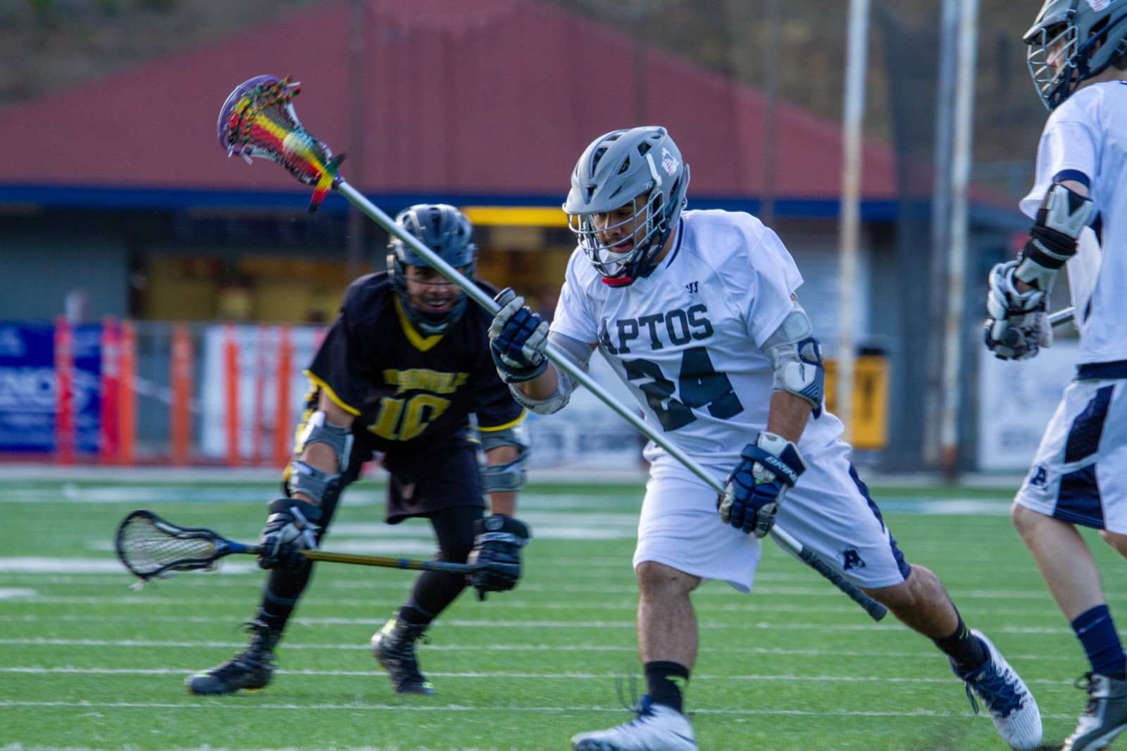 Aptos vs Watsonville game action on the road