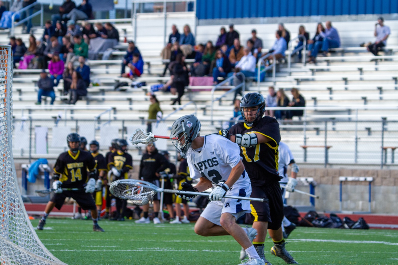 Aptos vs Watsonville game action on the road