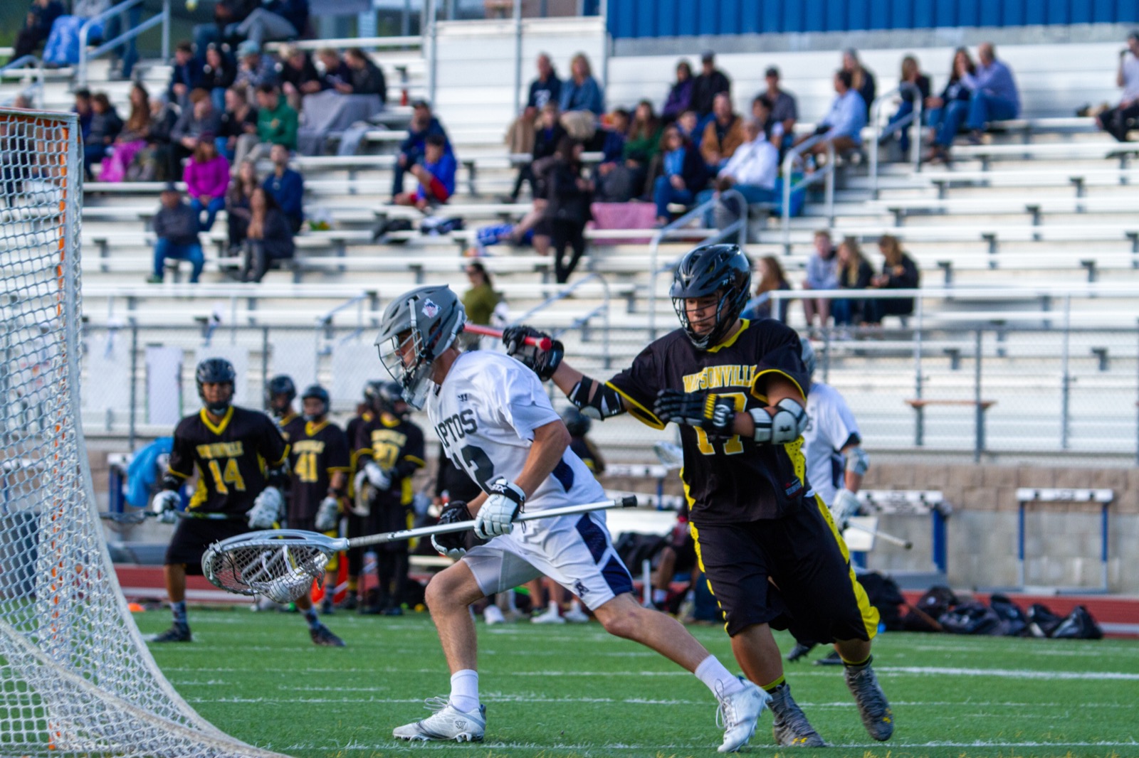 Aptos vs Watsonville game action on the road