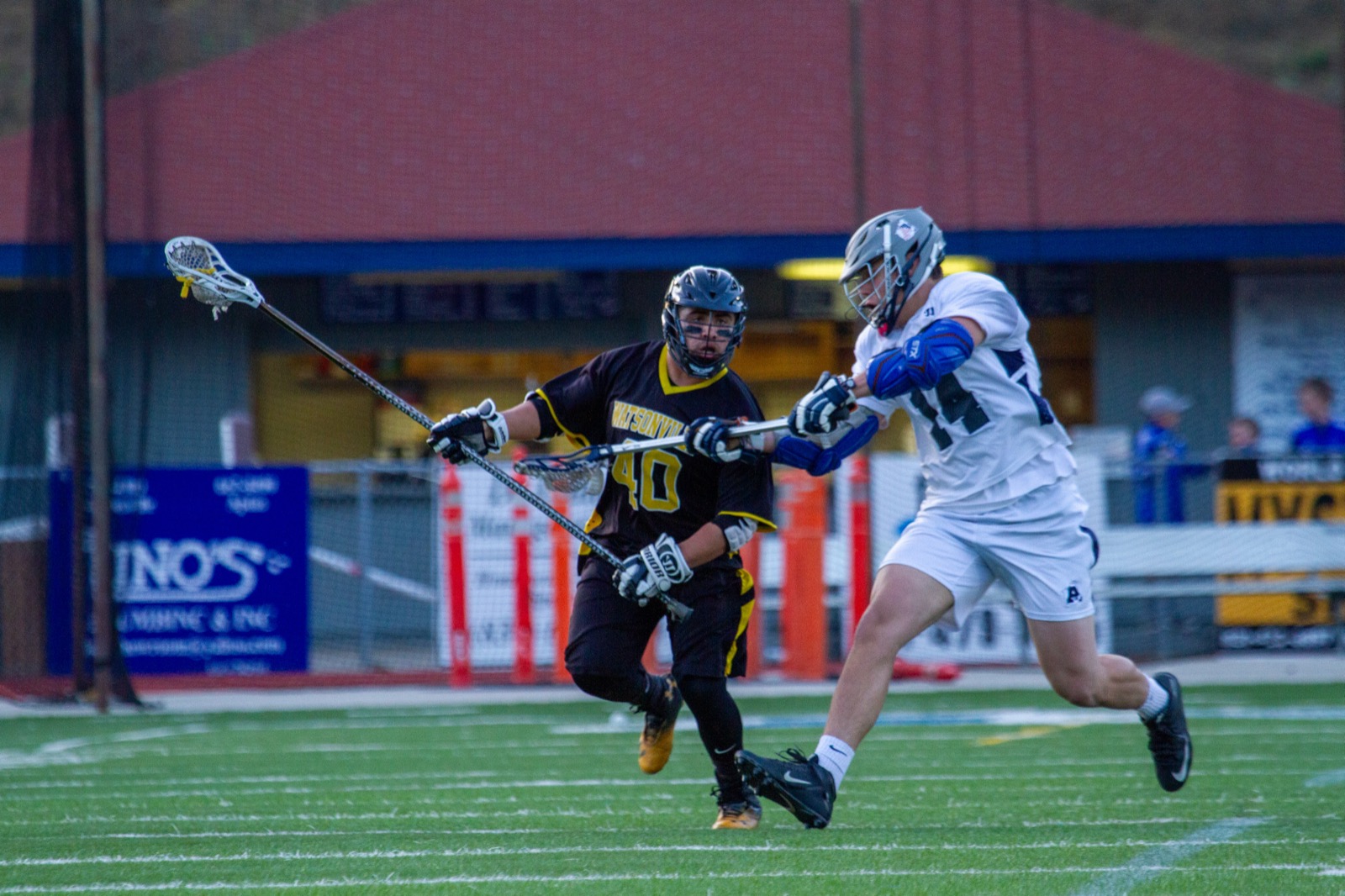 Aptos vs Watsonville game action on the road