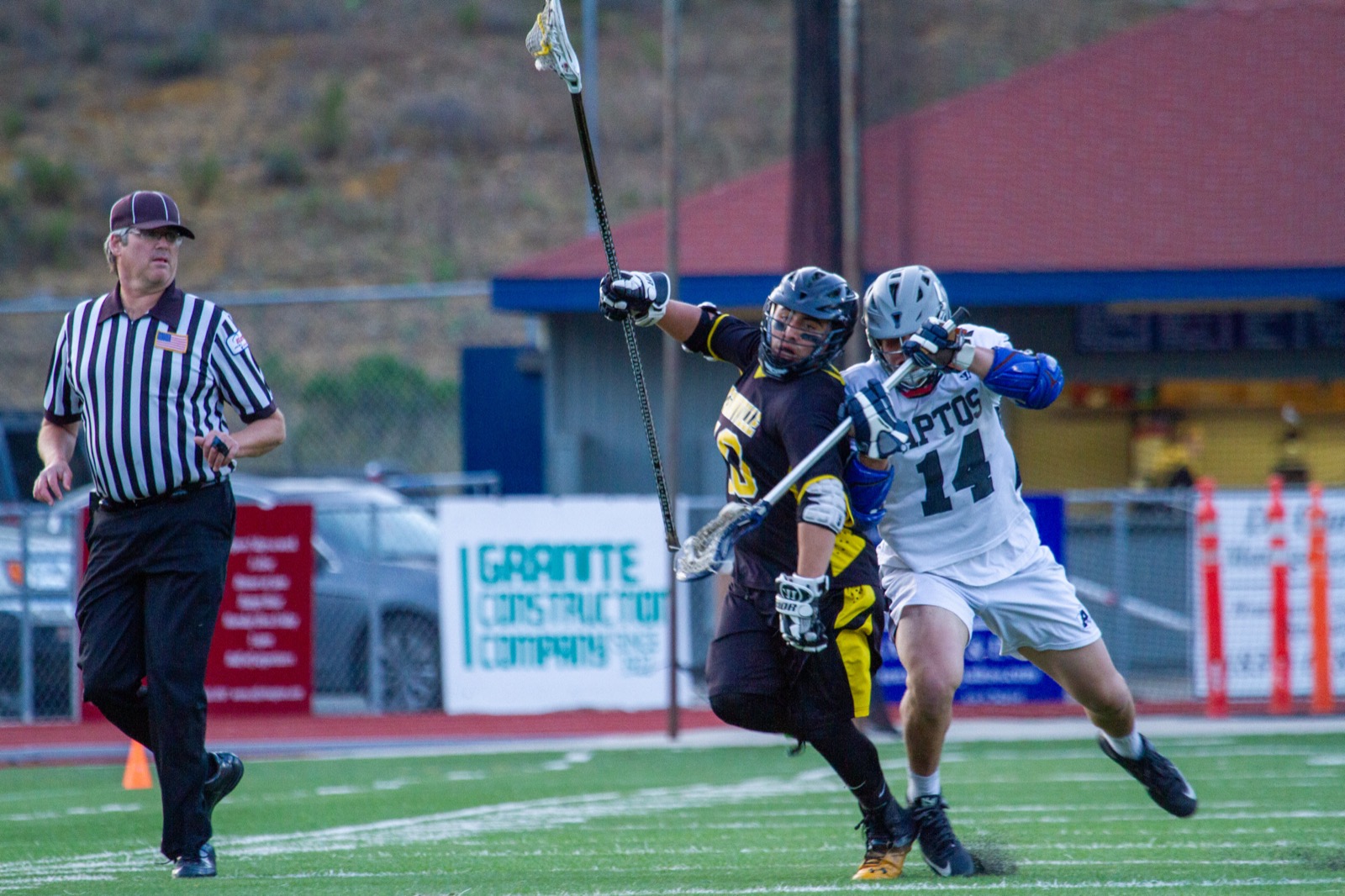 Aptos vs Watsonville game action on the road