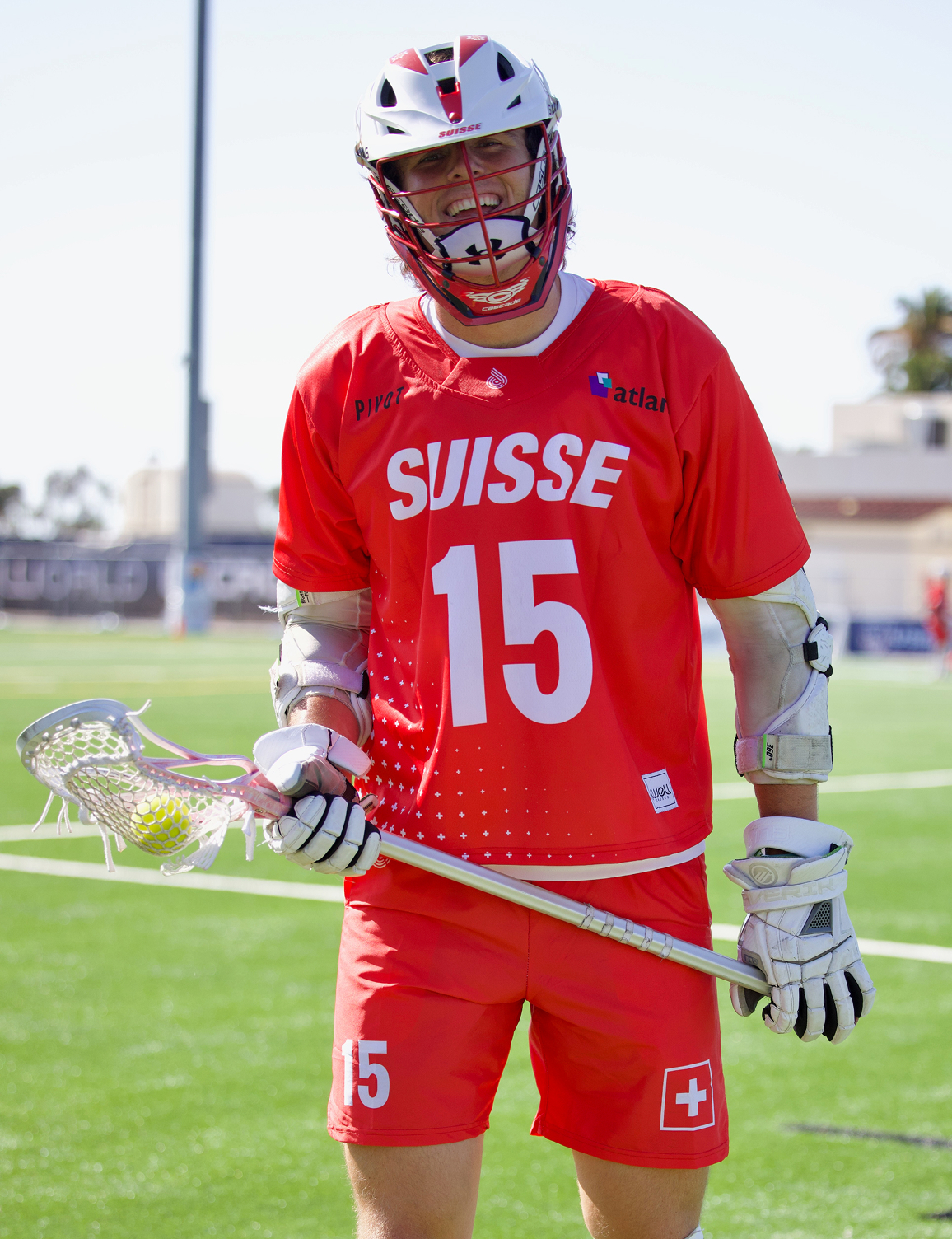 Aidan Niklaus in Switzerland national team kit