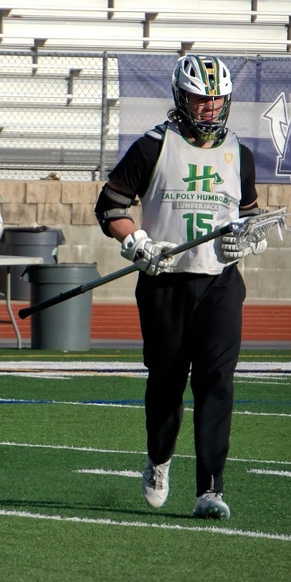 JJ O'Hara #15 in Cal Poly Humboldt Lumberjacks jersey